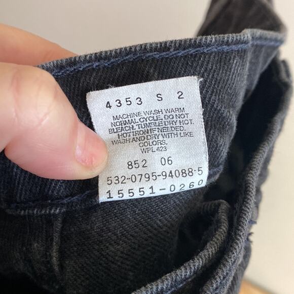 Vintage Levi’s 551 1995 Relxed fit Tapered Leg Jean 16 - Picture 6 of 11